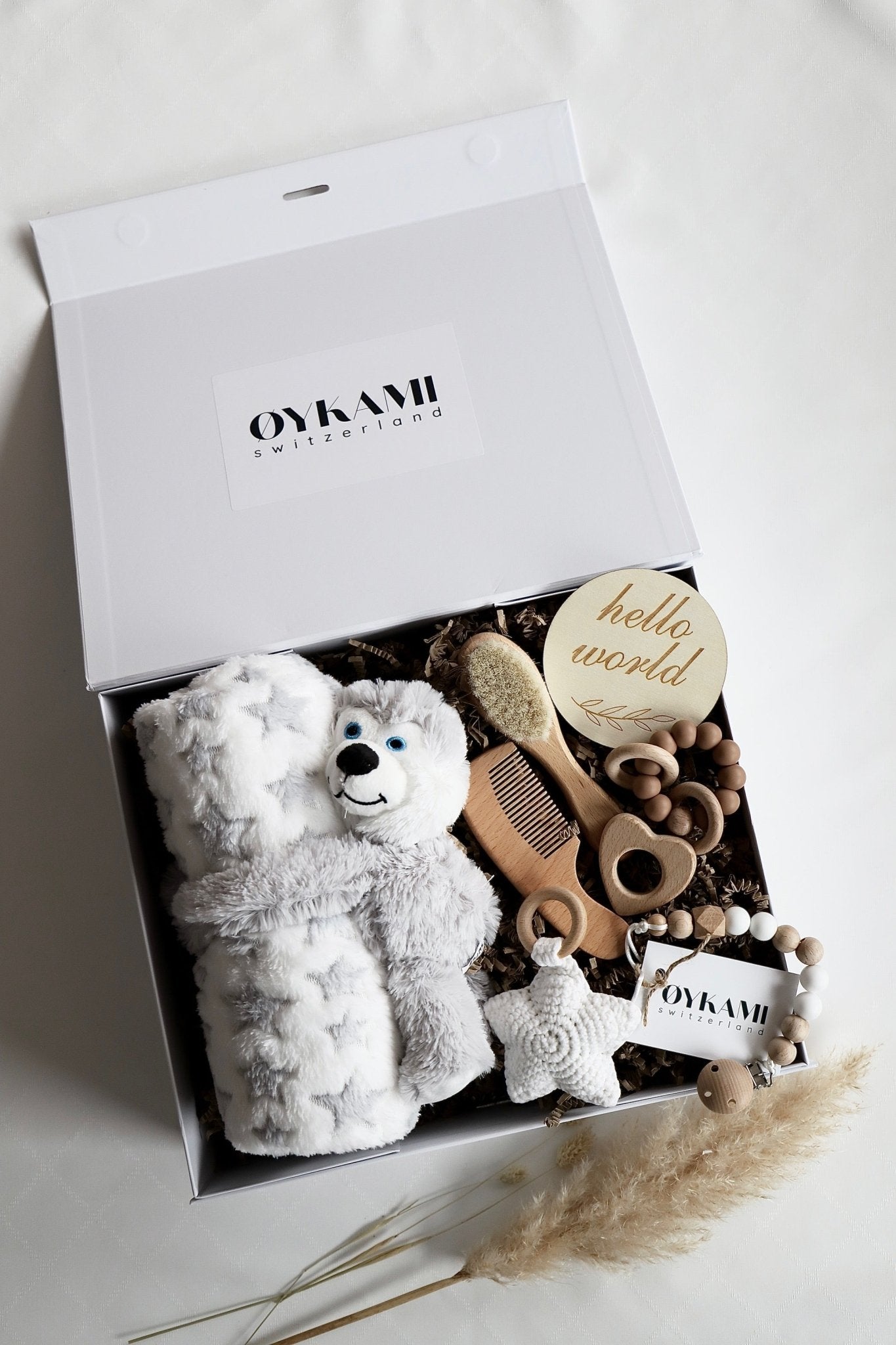 Baby Geschenkbox "Venezia" mit Husky - OYKAMI in a box