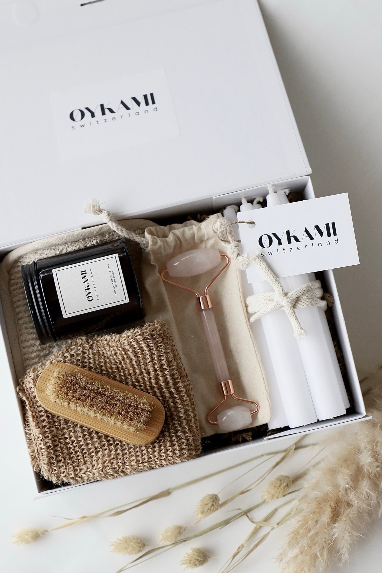 Beauty Geschenkbox "Tokyo" Rosenquarz - OYKAMI in a box