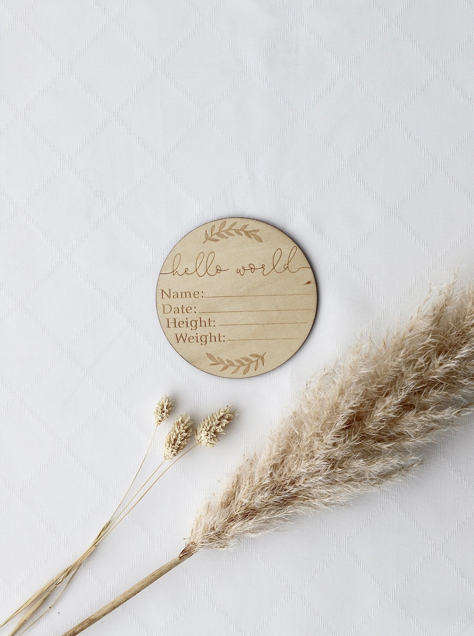 Holzplaquette Hello World 2 - OYKAMI in a box