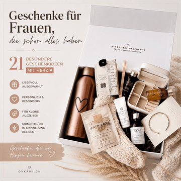 Geschenke für Frauen, die schon alles haben – 21 besondere Geschenkideen mit Herz - OYKAMI in a box