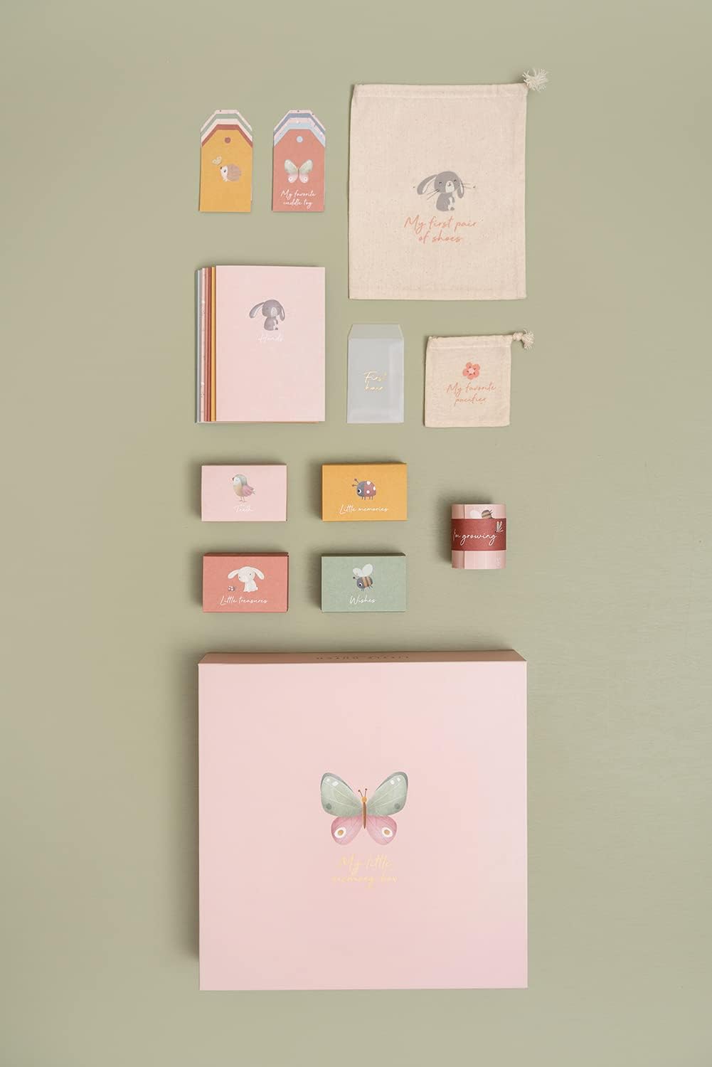 Baby Erinnerungsbox Rosa - Miffy Kuscheltuch