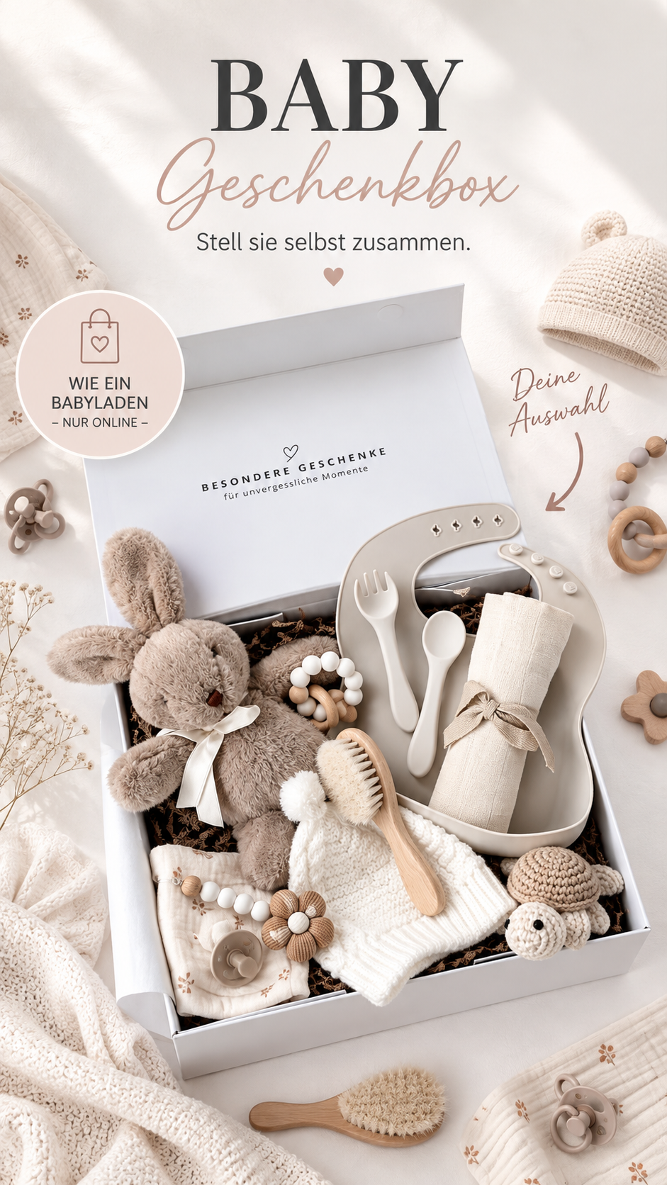 Geburtsgeschenk selbst zusammenstellen