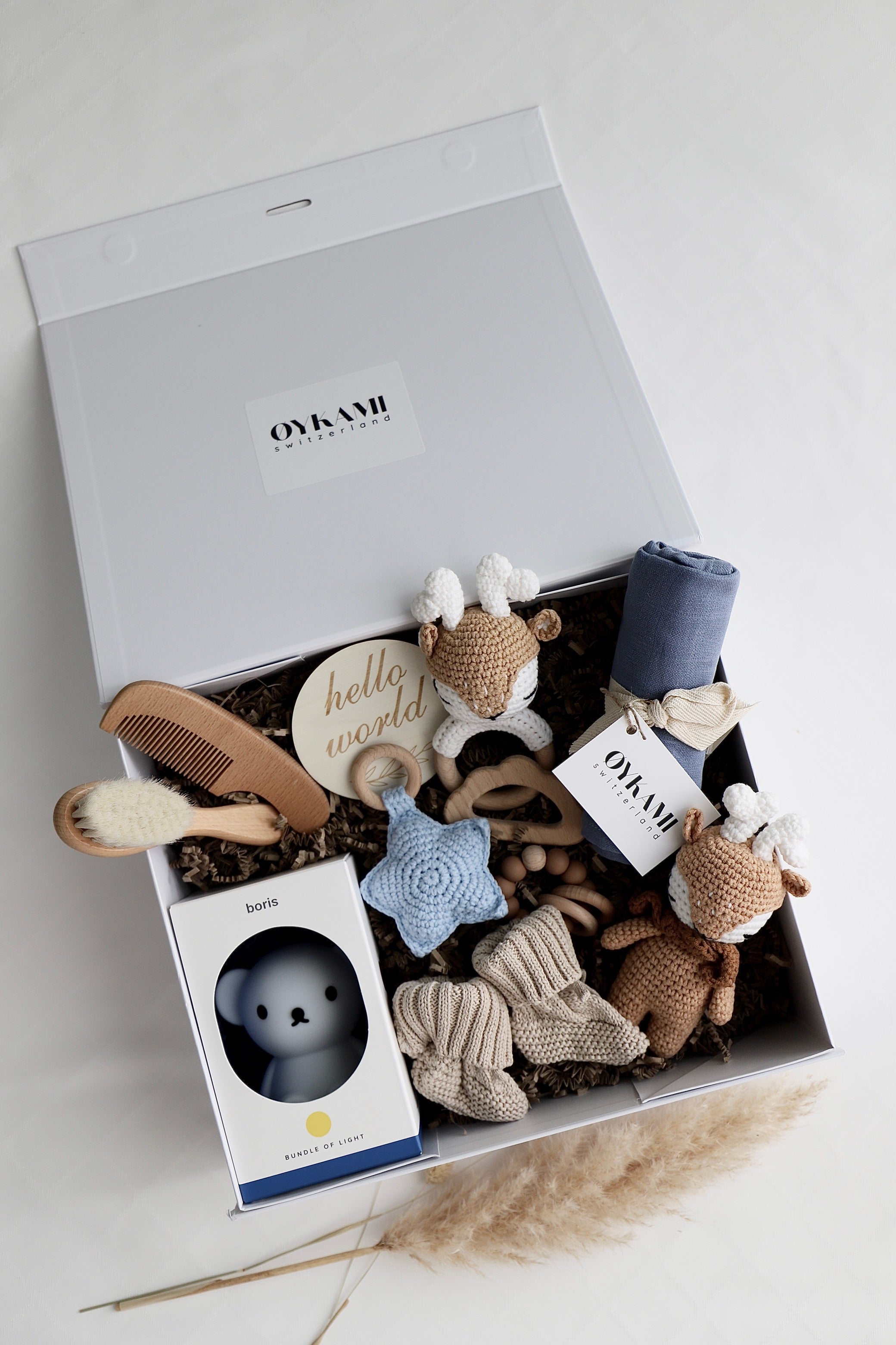 Baby Geschenkbox Junge "Toronto" mit Boris und 2 Elch