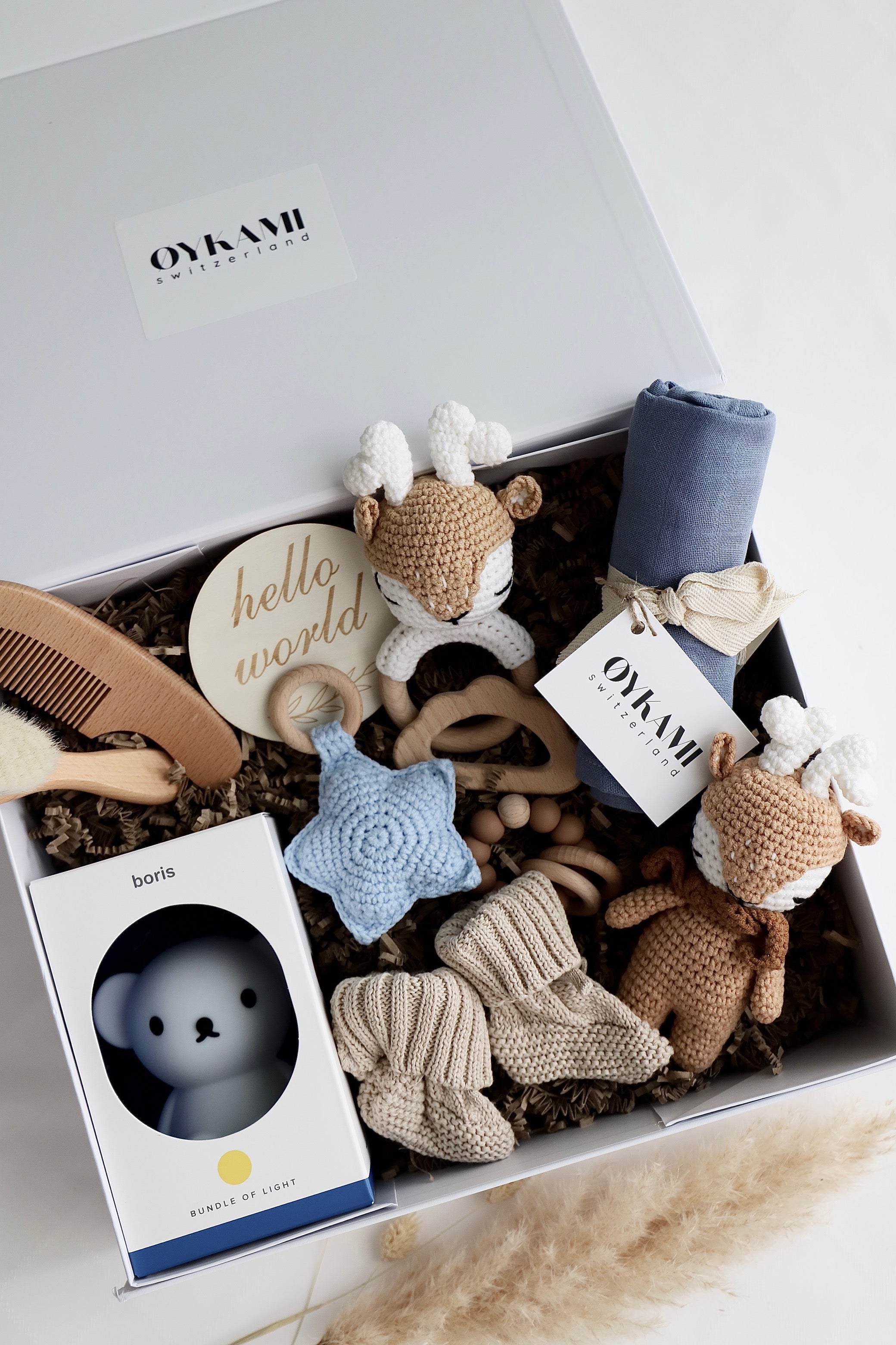 Baby Geschenkbox Junge "Toronto" mit Boris und 2 Elch