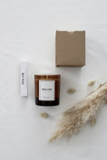 Load image into Gallery viewer, Gift set - soy scented candle "Midnight Forest" with matches, 300 ml
