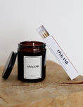 Load image into Gallery viewer, Gift set - soy scented candle "Midnight Forest" with matches, 180 ml
