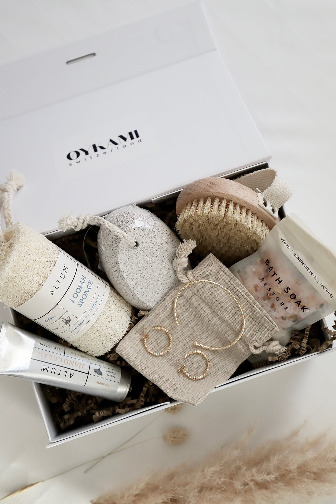 Beauty Geschenkbox "Peking" mit 18-Karat vergoldetem Schmuck