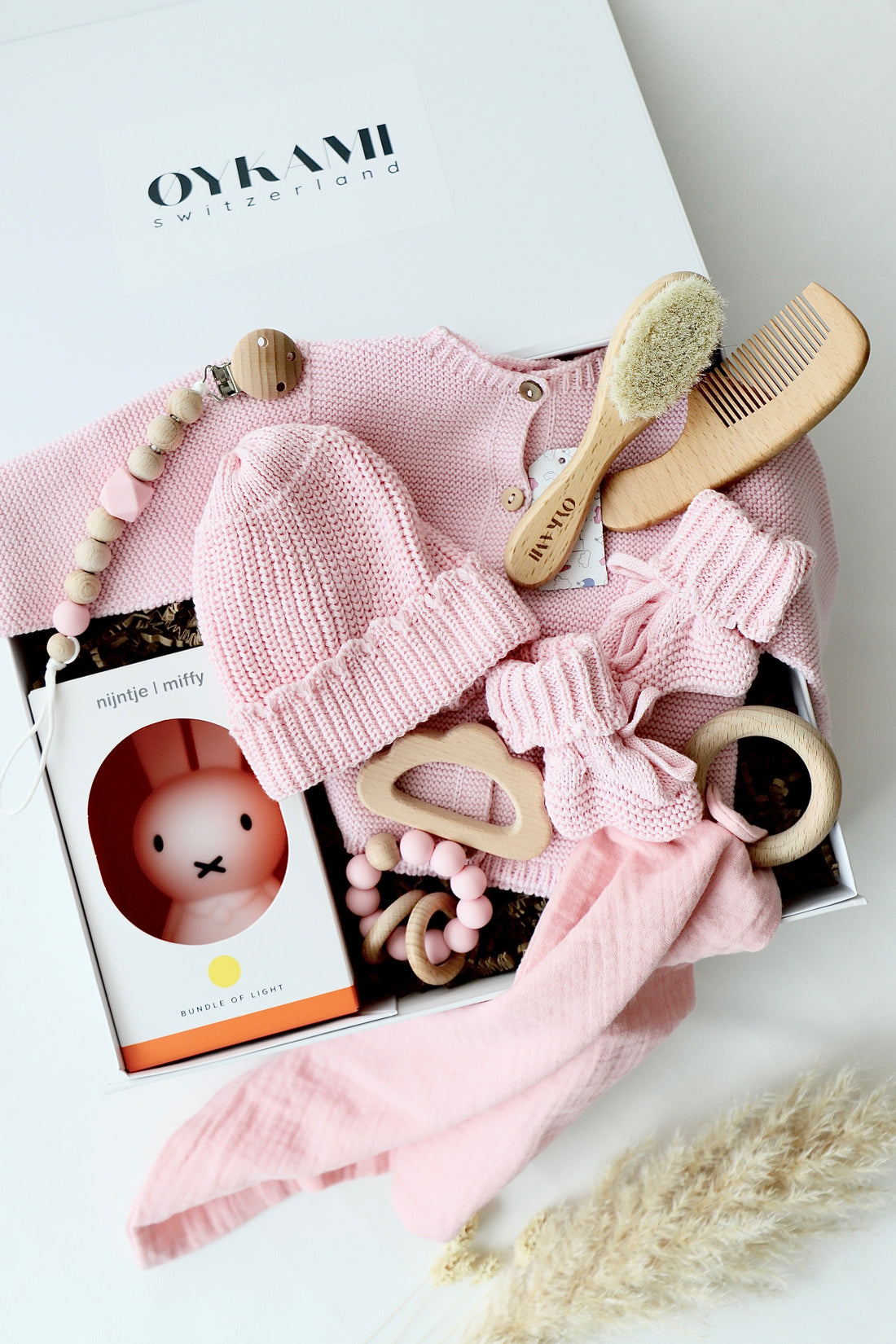 Baby Geschenkbox Rosa "Como" Nachtlicht Miffy