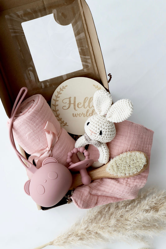 Baby Geschenkbox "Kapstadt" Hase