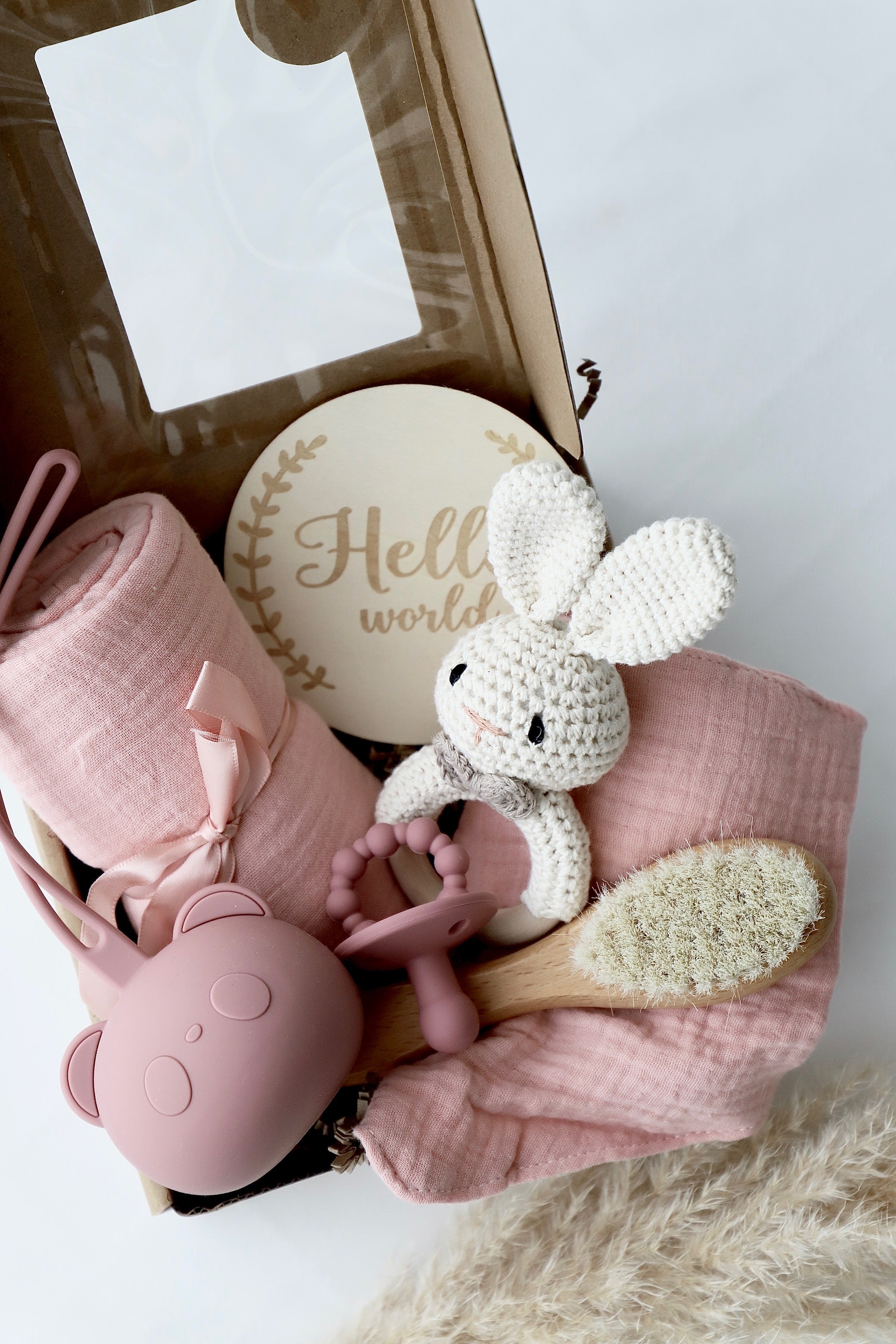 Baby Geschenkbox "Kapstadt" Hase