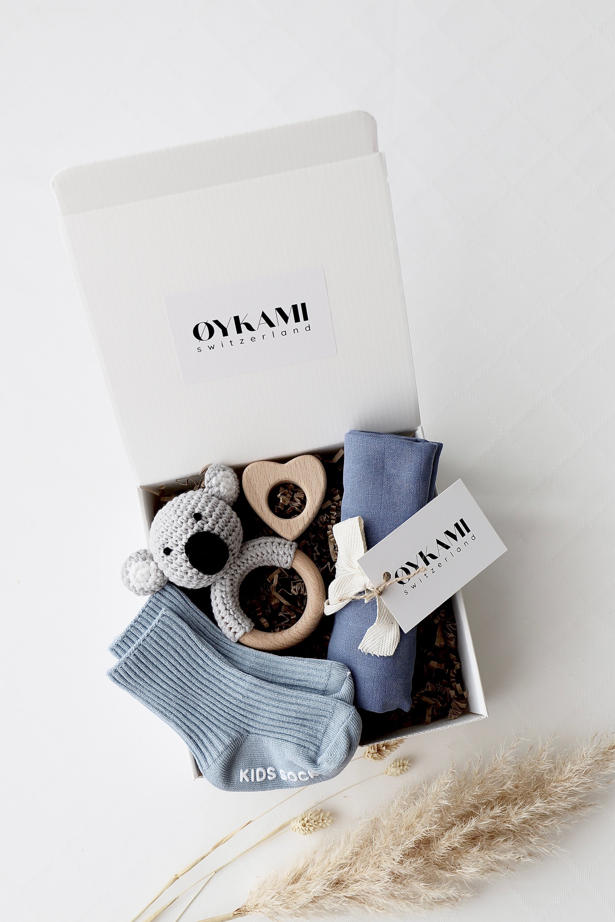 Baby Geschenkbox Blau "Sizilien" Koala