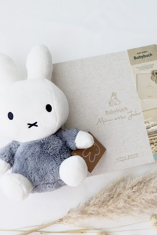Baby Erinnerungsbuch "mein erstes Jahr" mit Miffy Blau