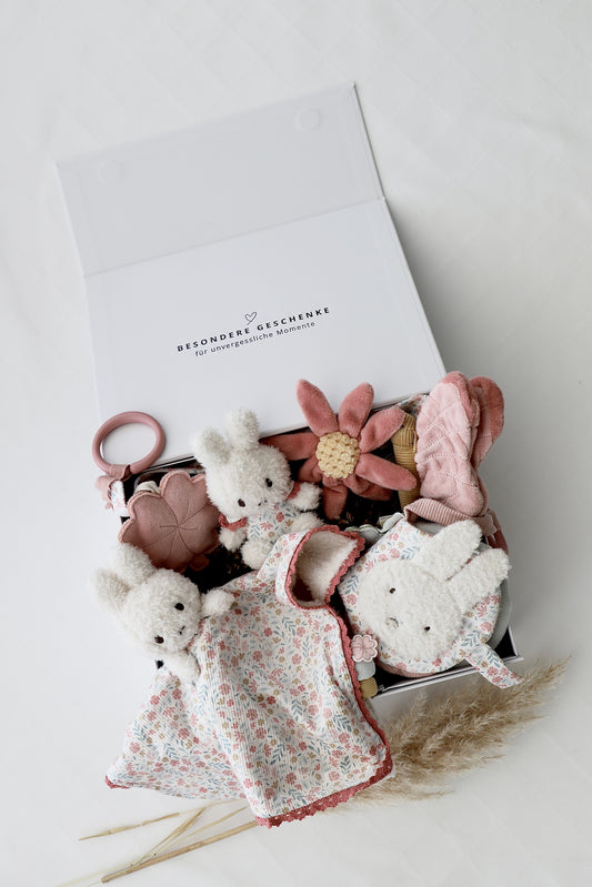 Baby Geschenkbox "Unterwegs" - Miffy Rosa