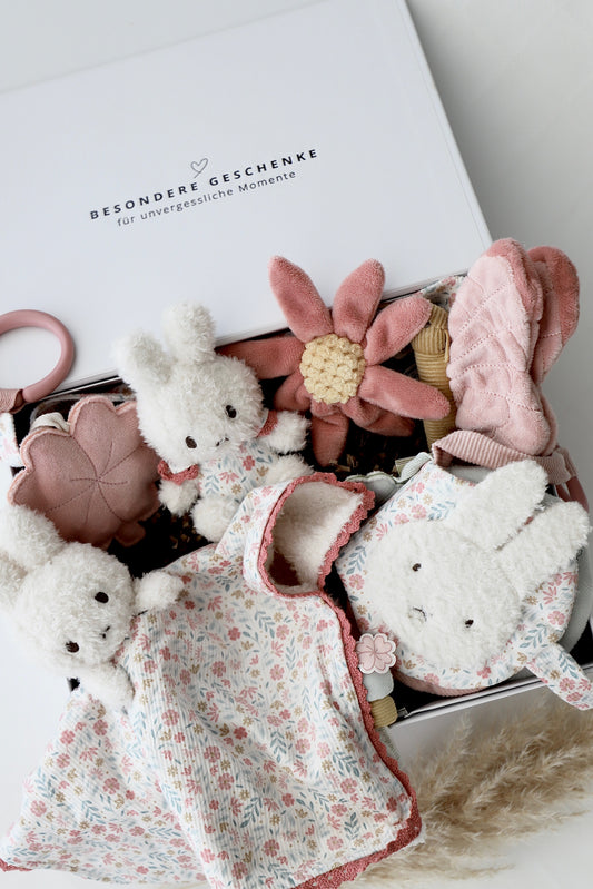 Baby Geschenkbox "Unterwegs" - Miffy Rosa