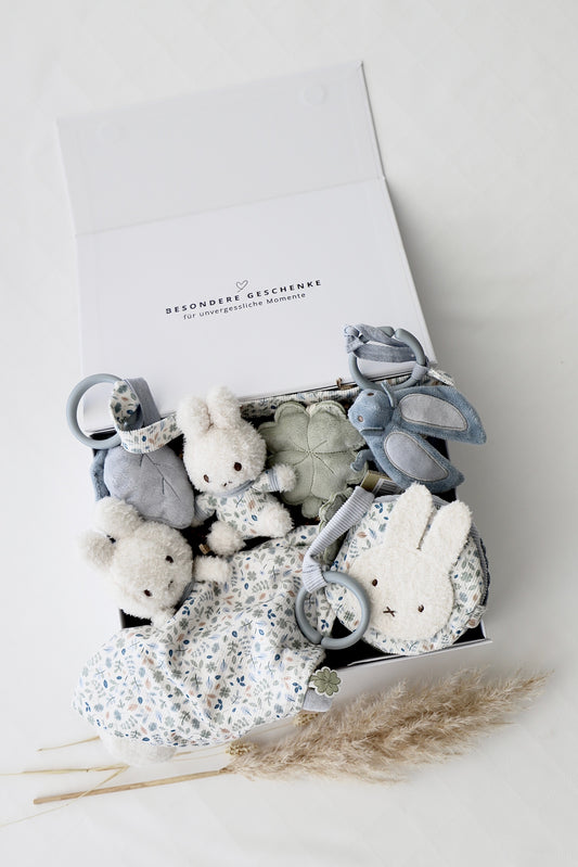 Baby Geschenkbox "Unterwegs" - Miffy Blau