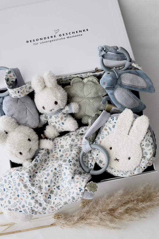 Baby Geschenkbox "Unterwegs" - Miffy Blau