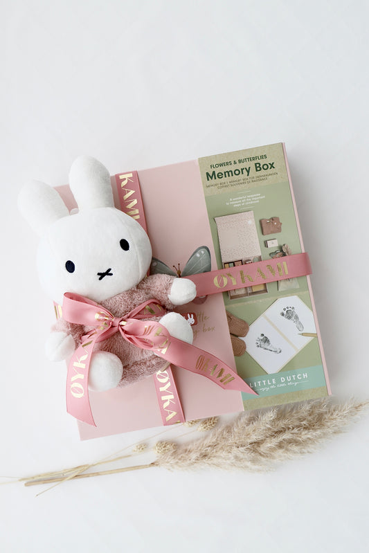 Baby Erinnerungsbox Rosa - Miffy