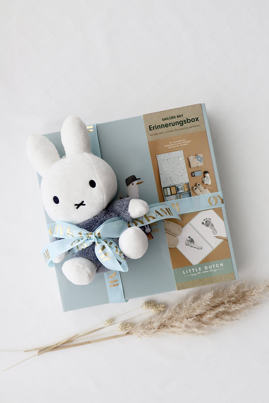 Baby Erinnerungsbox Blau - Miffy