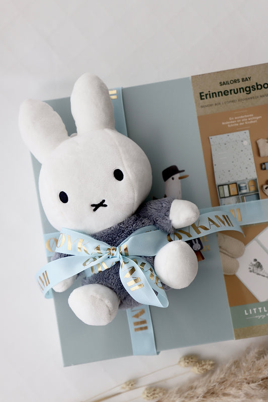 Baby Erinnerungsbox Blau - Miffy