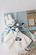 Load image into Gallery viewer, Baby Erinnerungsbox Blau - Miffy Kuscheltuch
