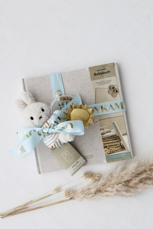 Baby Erinnerungsbuch "mein erstes Jahr" mit Miffy Rassel Blau