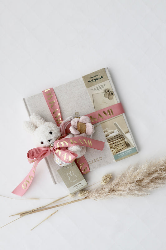 Baby Erinnerungsbuch "mein erstes Jahr" mit Miffy Rassel Rosa