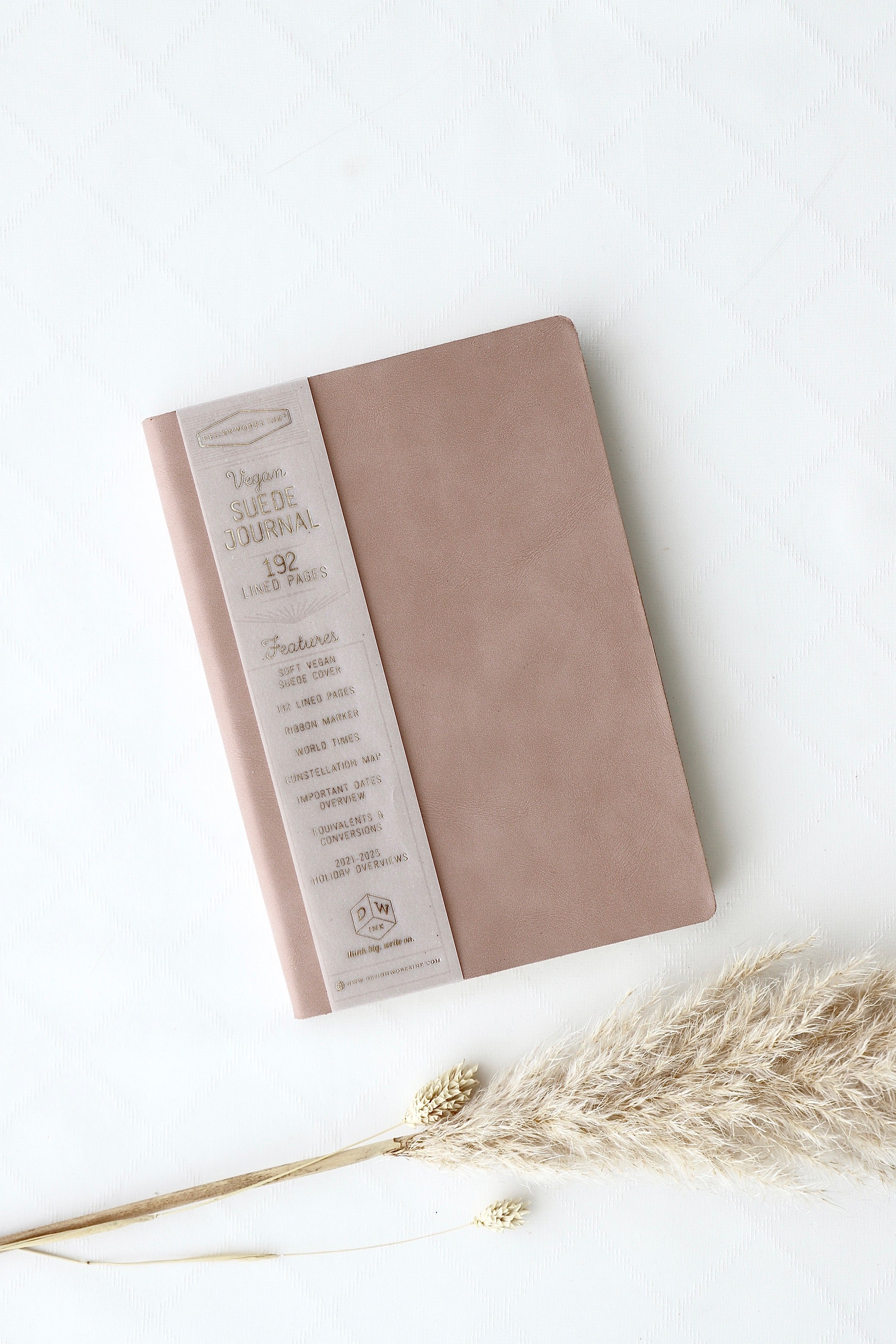 Journal in Wildleder-Optik