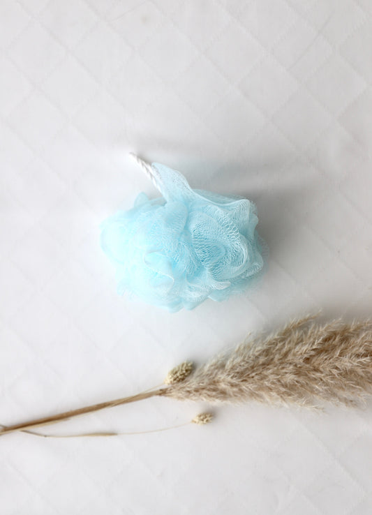 Badeschwämme in Blau