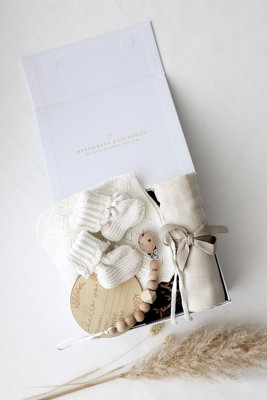 Baby Geschenkbox Beige "Venedig"