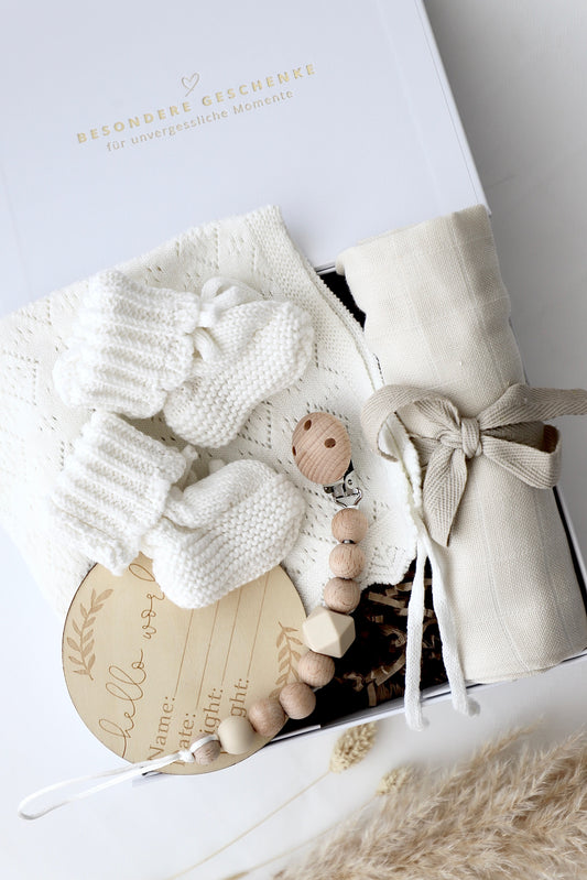 Baby Geschenkbox Beige "Venedig"