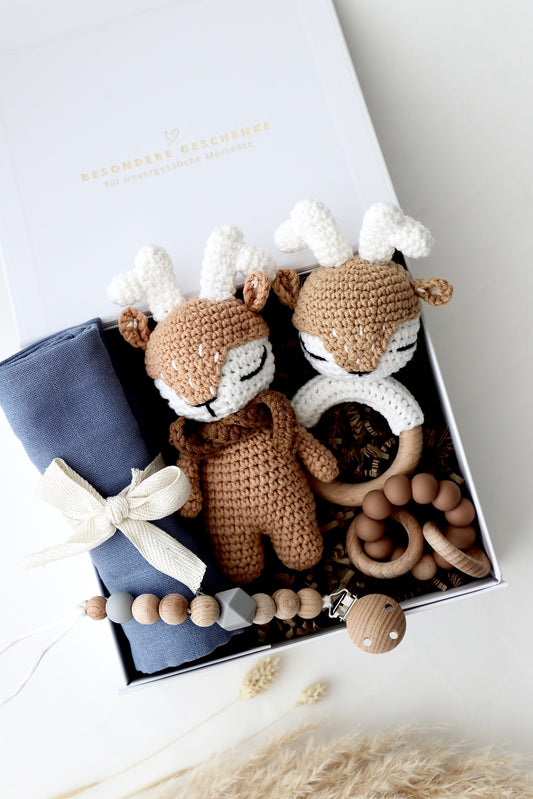 Baby Geschenkbox Junge "Salvador" mit Elch