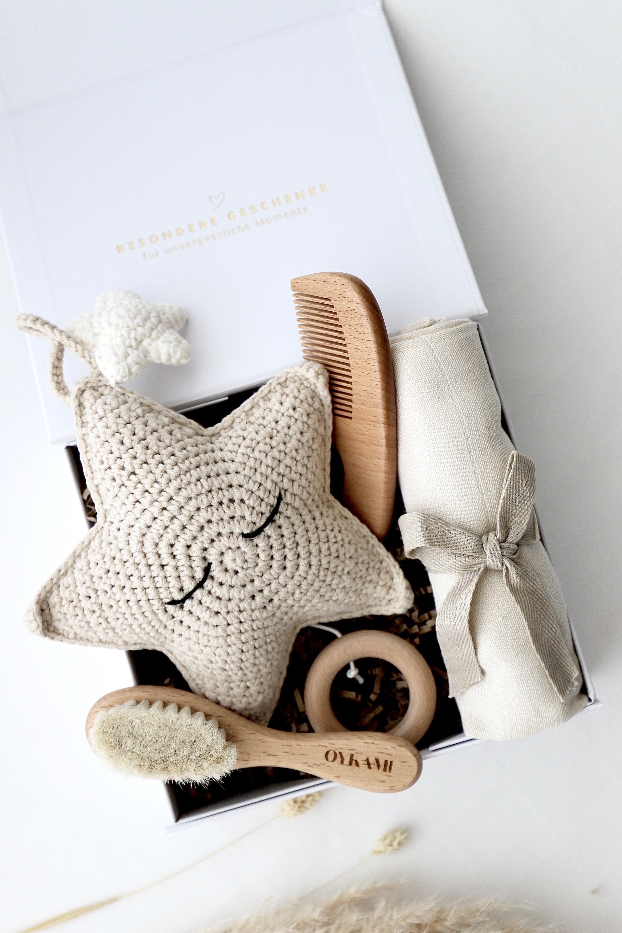 Baby Geschenkbox Beige - "Chelsea"