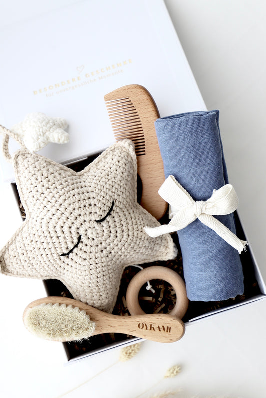 Baby Geschenkbox Blau - "Chelsea"