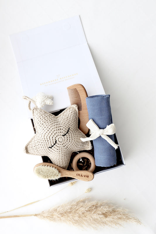 Baby Geschenkbox Blau - "Chelsea"