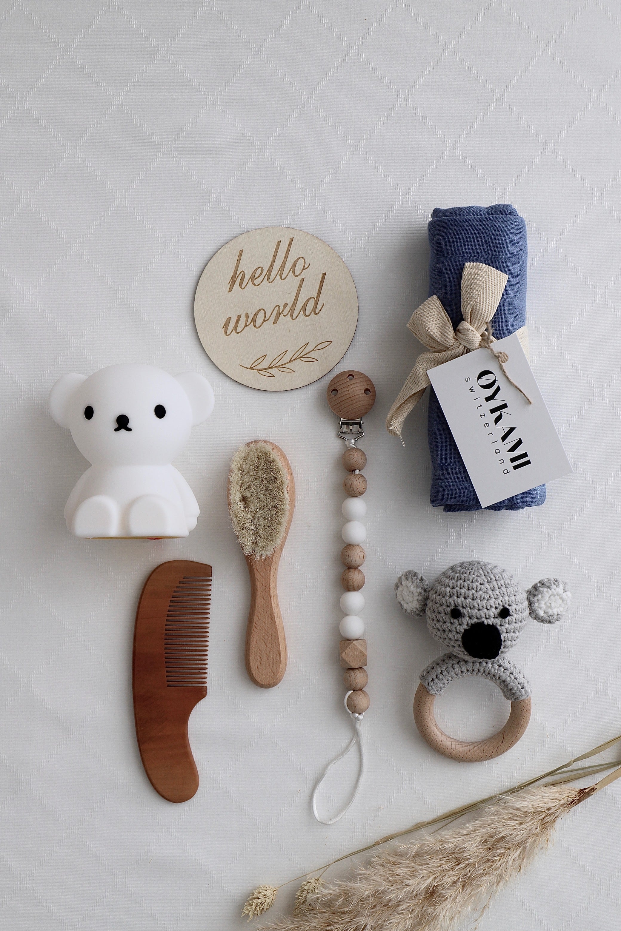 Baby Geschenkbox Junge "Kentucky" mit Boris Nachtlicht und Koala