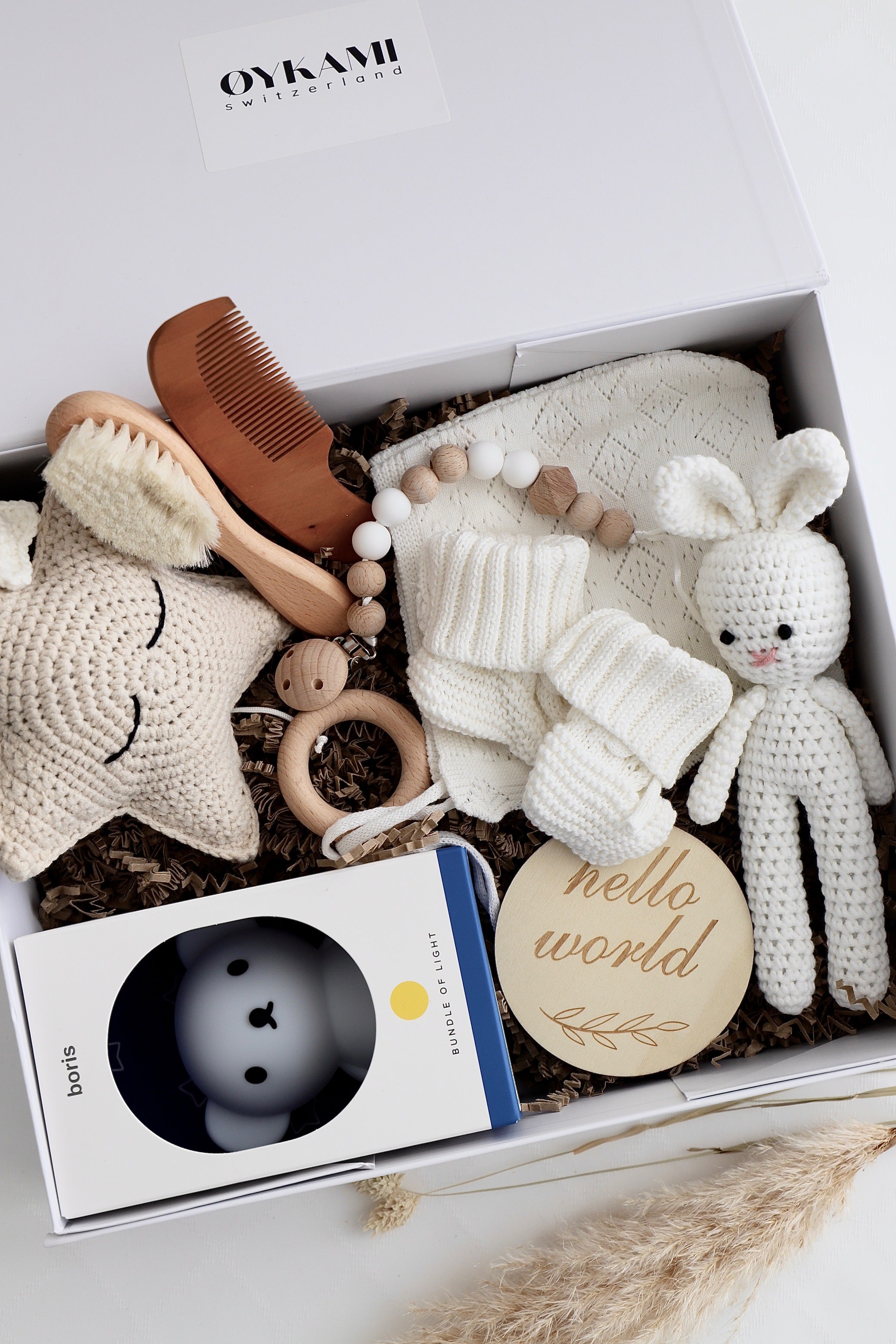 Baby Geschenkbox "Colorado" mit Boris Nachtlicht
