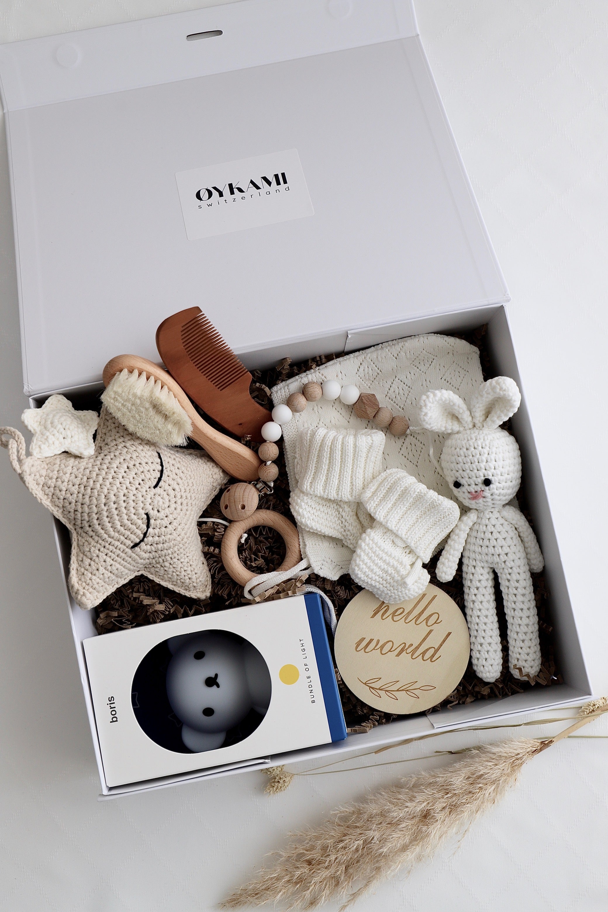 Baby Geschenkbox "Colorado" mit Boris Nachtlicht