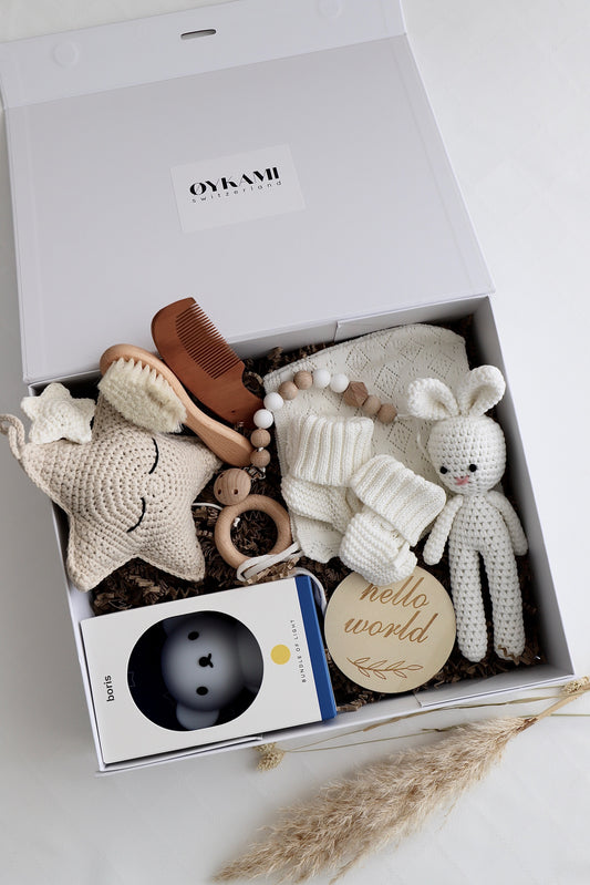 Baby Geschenkbox "Colorado" mit Boris Nachtlicht