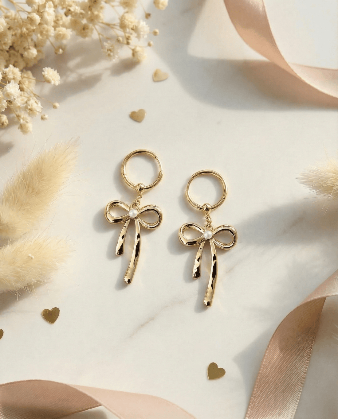 AMOÉ Schleifen Ohrringe - OYKAMI in a box