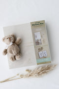 Baby Erinnerungsbox Beige - Bär braun - OYKAMI in a box