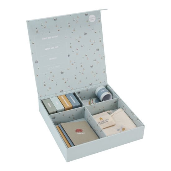 Baby Erinnerungsbox Blau - Miffy Kuscheltuch - OYKAMI in a box