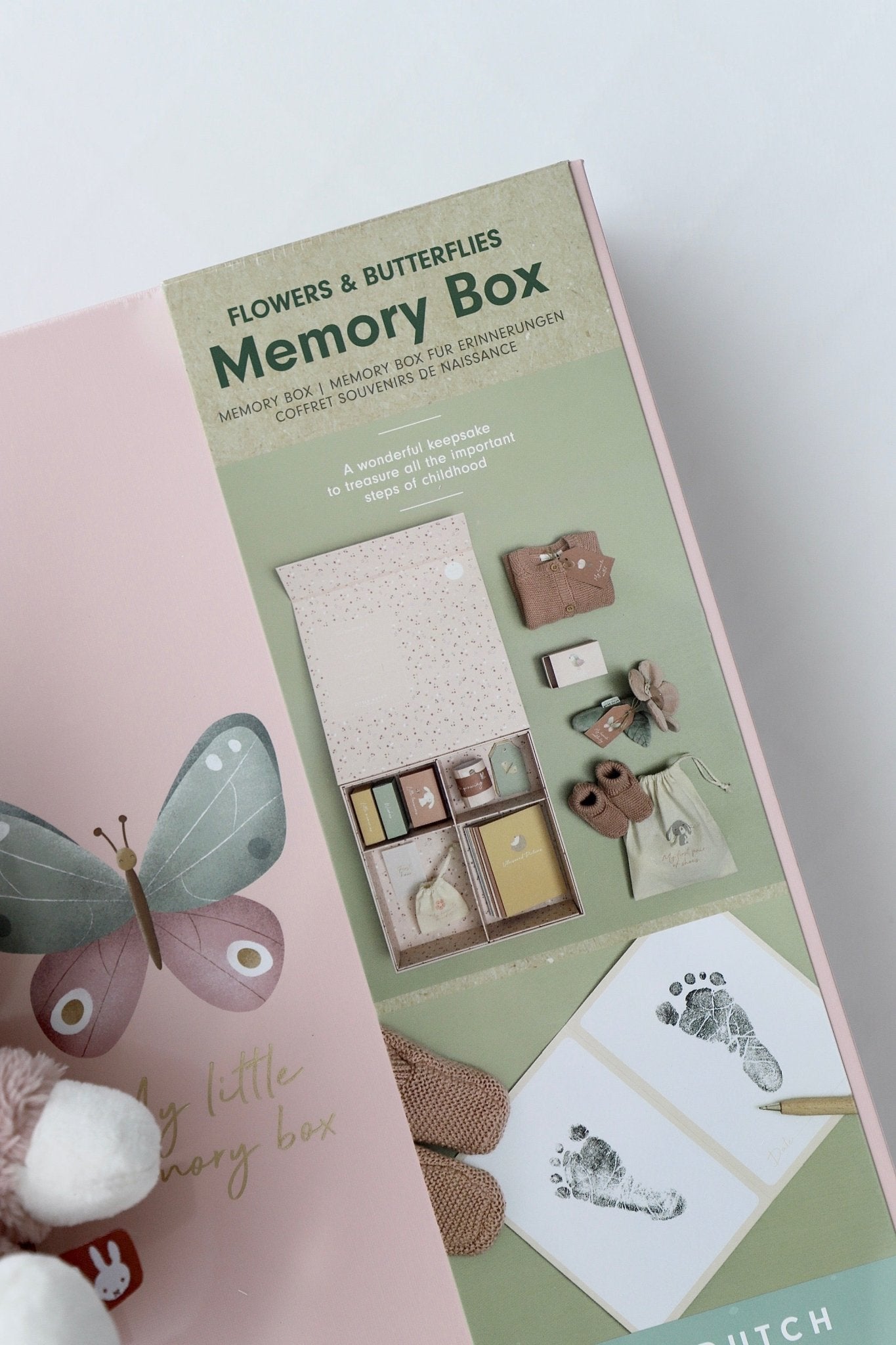 Baby Erinnerungsbox Rosa - Miffy - OYKAMI in a box