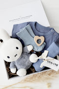Baby Geschenkbox 1 - Miffy Blau - OYKAMI in a box