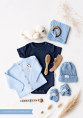 Baby Geschenkbox Blau 