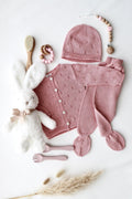 Baby Geschenkbox Bunny Lotti – First Knit Rosa - OYKAMI in a box