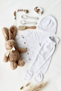 Baby Geschenkbox Bunny Lotti – First Knit Weiss - OYKAMI in a box