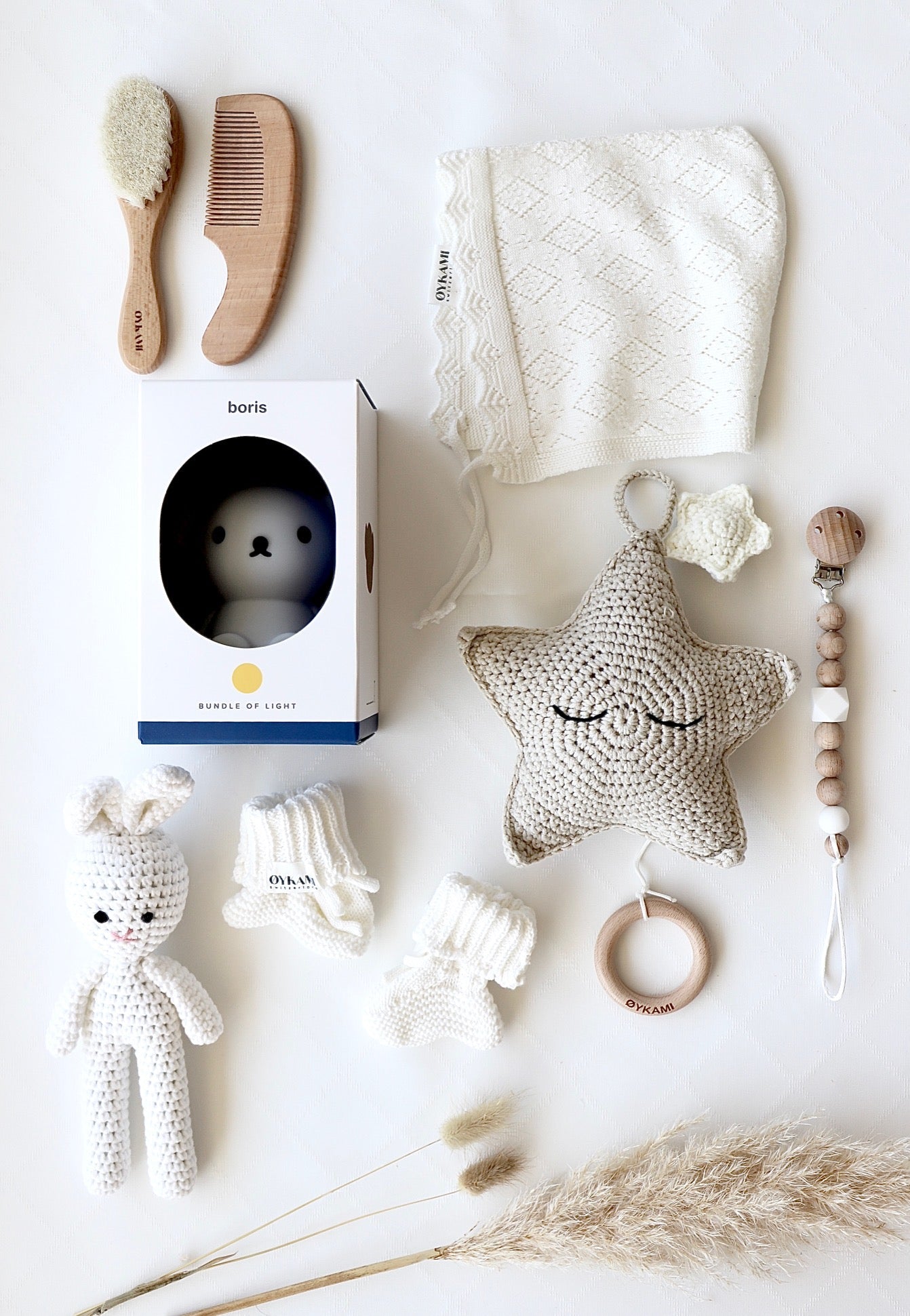 Baby Geschenkbox "Colorado" mit Boris Nachtlicht - OYKAMI in a box