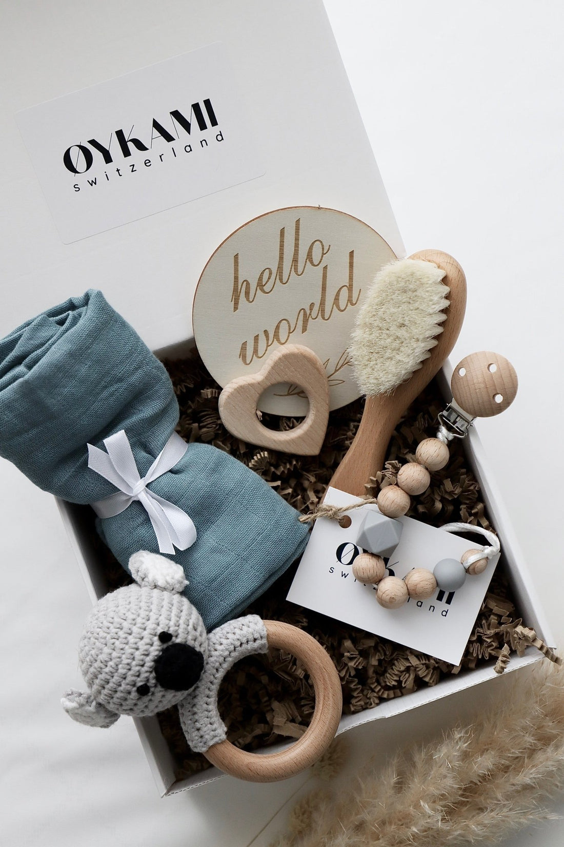 Baby Geschenkbox Junge "Aspen" - OYKAMI in a box