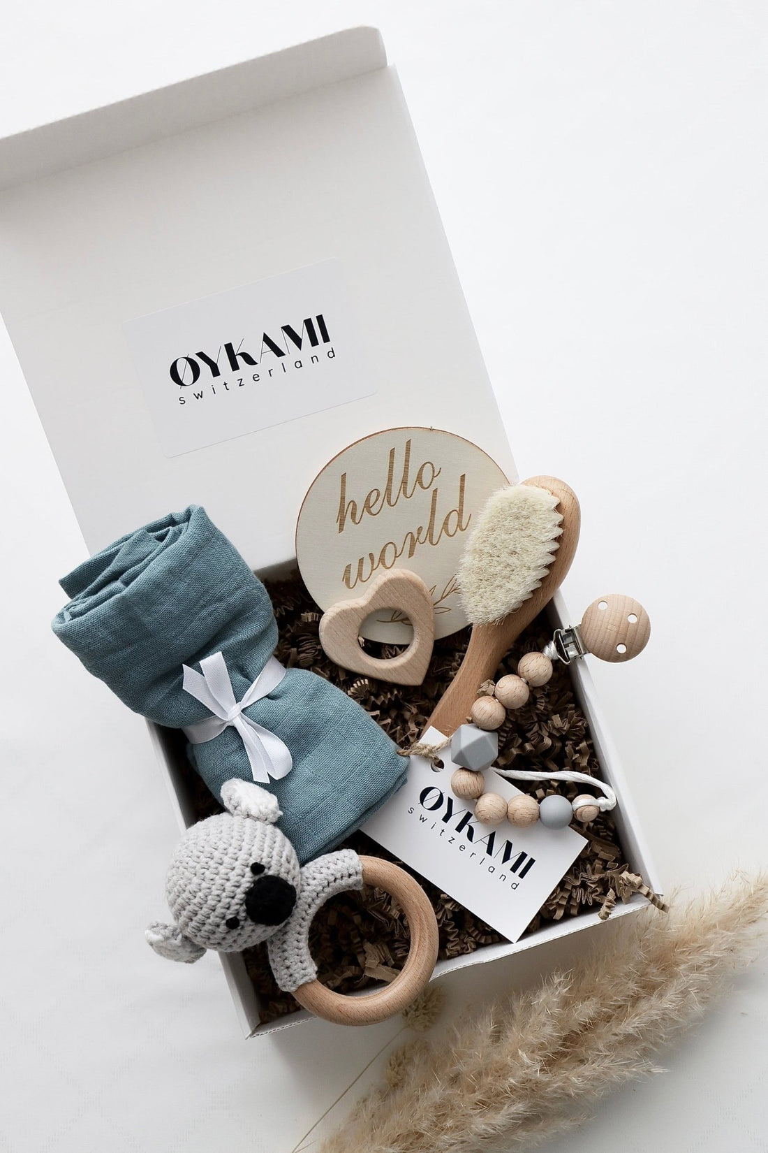 Baby Geschenkbox Junge "Aspen" - OYKAMI in a box