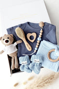 Baby Geschenkbox „Little Bear Deluxe“ Blau - OYKAMI in a box